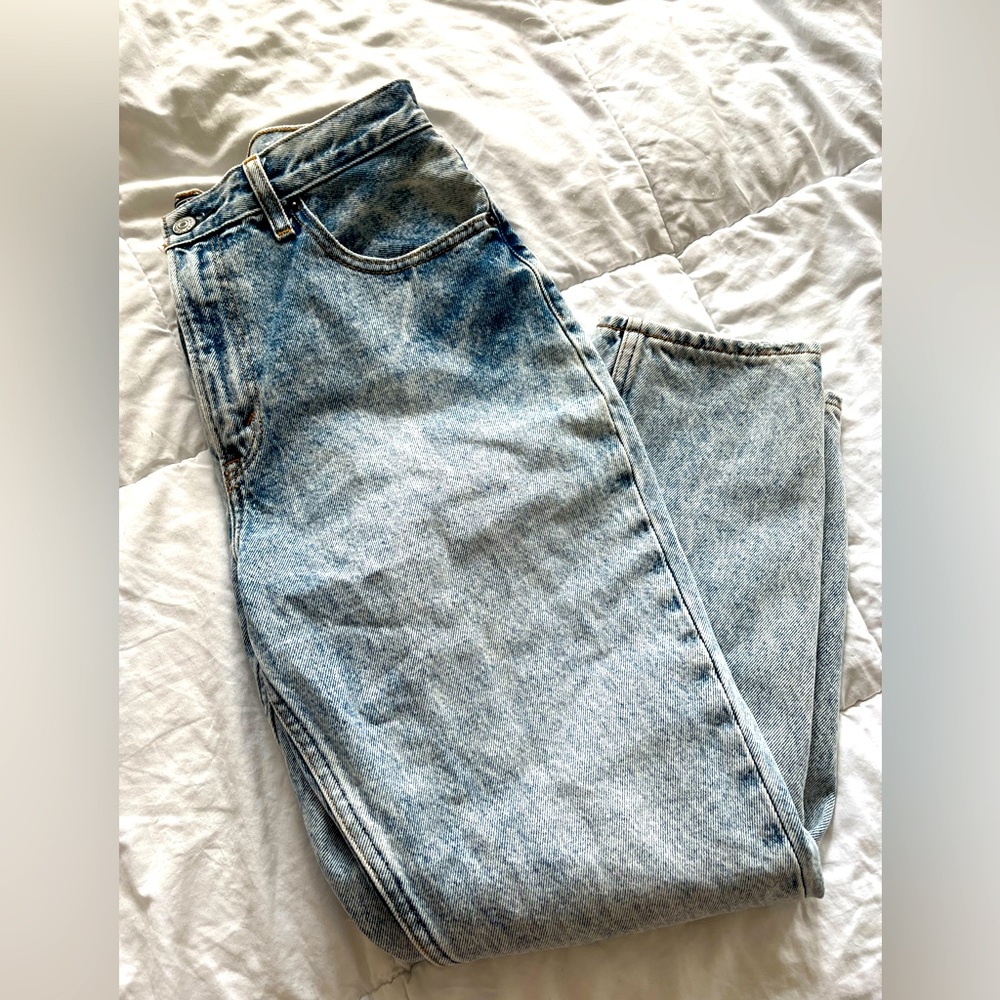 Abercrombie and fitch high rise jeans